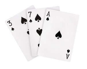 Playing cards poker casino