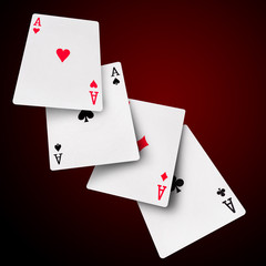 Playing cards poker casino