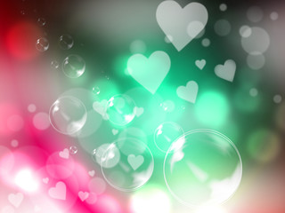 Background Hearts Shows Valentines Day And Backgrounds