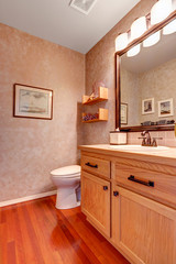 Bathroom vanity cabinet with mirror
