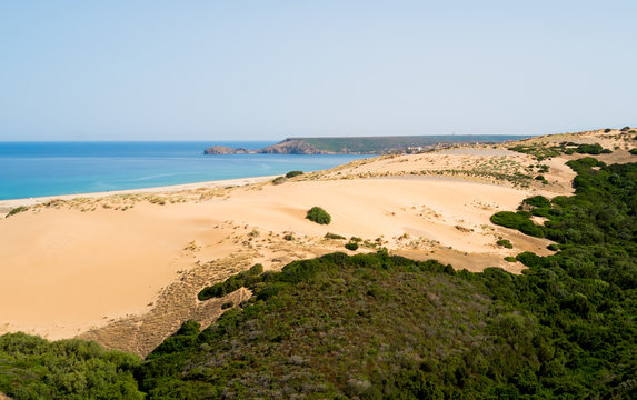 Dunes beach in Sardinia