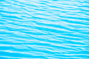 Blue Tones Water Waves Surface as Background