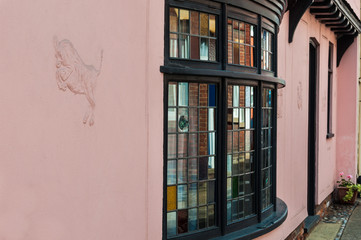 Fototapeta na wymiar Traditional Stained glass window