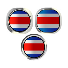 Costarica flag button