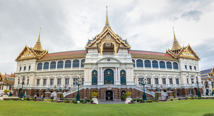 Chakri Maha Prasat Throne Hall in Wat Pra Kaeo ,Thailand