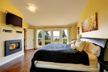 Luxury master bedroom inteiror