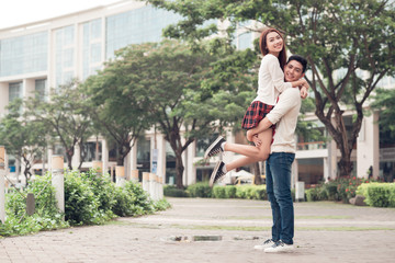 Obraz premium Cheerful couple