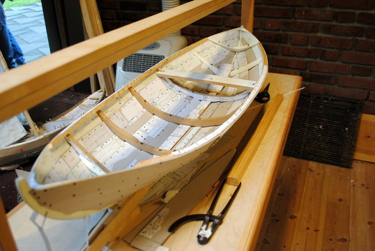 Traditioneller  Bootsbau