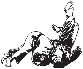 Fototapeta premium Judo fight