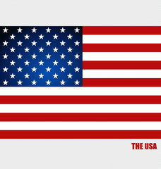 Obraz premium American Flag, Flags concept design. Vector illustration.