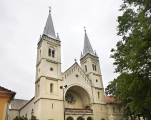 Fototapeta premium The Franciscan church in Subotica in Subotica. Serbia