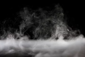 Crédence de cuisine en verre imprimé Fumée Fumée de glace carbonique