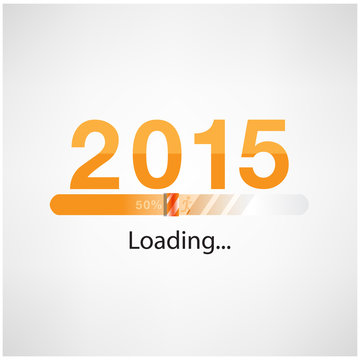 New year 2015 loading background,happy new year template