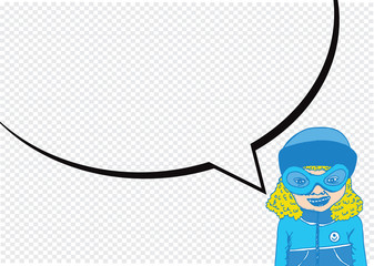 People thinking and peoples talking with  dialog speech bubbles