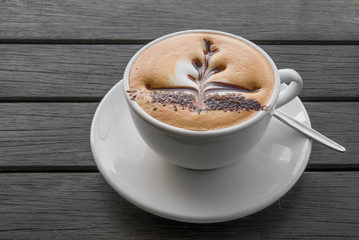 A cappuccino to relax by