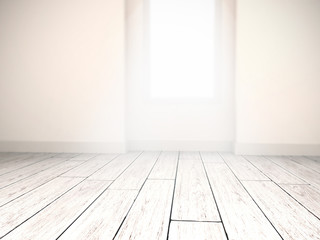 illuminated interior background with depth of field