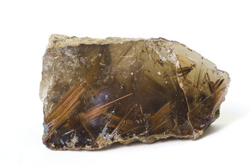 Rutilated quartz from Brazil. 13cm across.