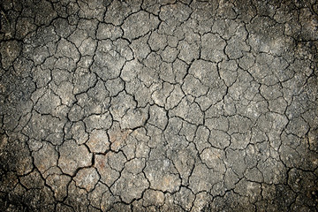 cracked ground for background