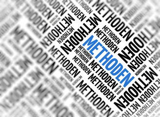 Fototapeta premium German background - Methoden (methods)