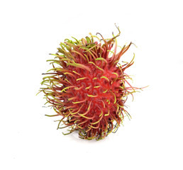 Fototapeta premium Rambutan - Tropical Fruits Rambutan on isolated background