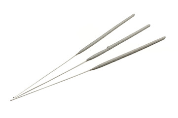 New Year Eve sparklers isolated on the white background