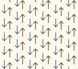 Seamless abstract pattern with arrows