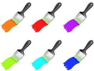 colour brushes set