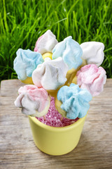 Marshmallow cake pops