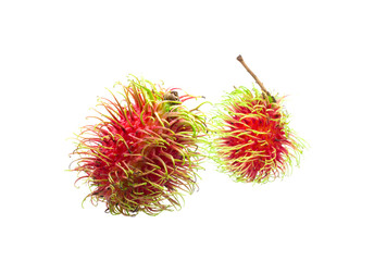 rambutan isolated on white background