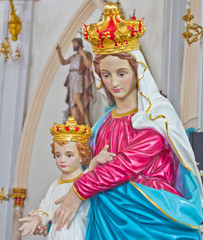 Blessed Virgin Mary with baby Jesus