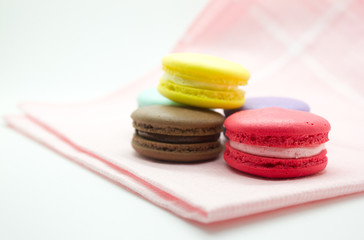 Colorful French Macaroons