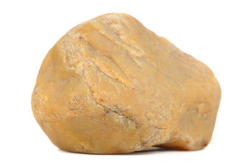 Stone Isolated on White Background