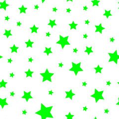 Green stars. Seamless