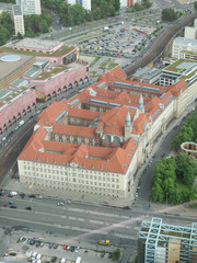 Berlin aerial view