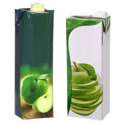 apple juice cartons with screw cap - 67094933