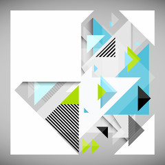 Abstract geometry background