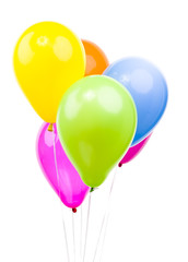 Colorful Balloons on White Background - 67095710