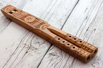 Flute double-barreled
