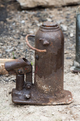Old Hydraulic Floor Jack