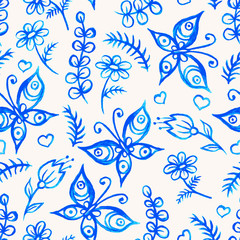 watercolor butterflies