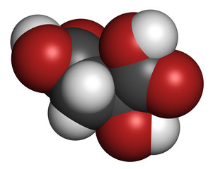 Malic acid organic dicarboxylic acid molecule.