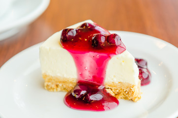 Blueberry cheesecake
