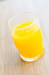Orange juice glass