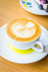 Latte coffee