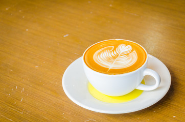 Latte coffee