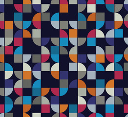 Vector colorful geometric background, squared abstract futuristi