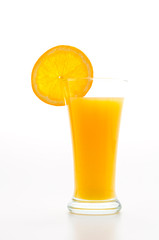 Orange juice glass