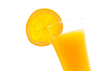 Orange juice glass