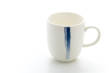 Mug isolated white background