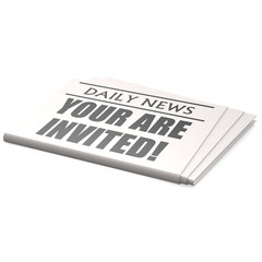 Newspaper you are invited